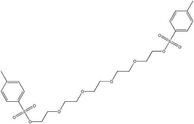 PENTAETHYLENE GLYCOL DI-P-TOLUENE SULFONATE 结构式