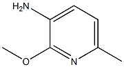 3-AMINO-2-METHOXY-6-PICOLINE 结构式