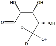 D-Ribose-5,5-D2 结构式