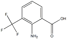 2-氨基-3-三氟甲基苯甲酸 结构式