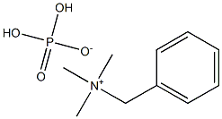 苄基三甲基磷酸二氢铵 结构式