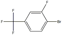 3-氟-4-溴三氟甲苯 结构式