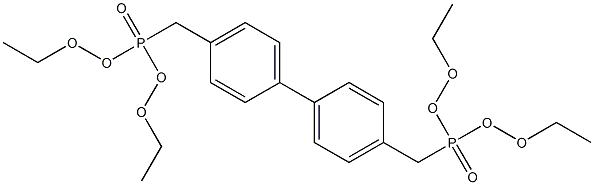 4,4'-双(二乙氧基磷酰甲基)联苯 结构式