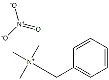 苄基三甲基硝酸铵 结构式