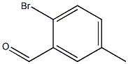2-溴-5-甲基苯甲醛 结构式