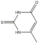 6-甲基-2-硫尿嘧啶 结构式