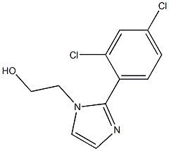 2-(2,4-二氯苯基)-咪唑-1-乙醇 结构式