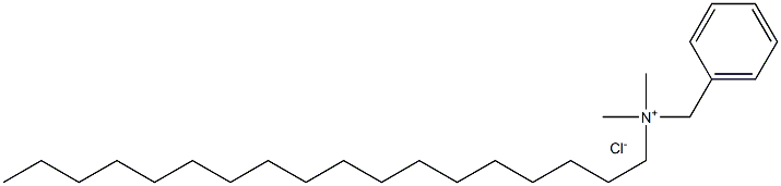 硬脂基二甲基苄基氯化铵 结构式