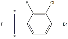 2-溴-3-氯-2-氟三氟甲苯 结构式