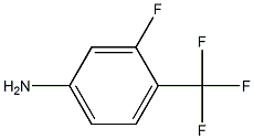 3-氟-4-三氟甲基苯胺 结构式