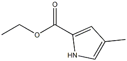 4-甲基吡咯-2-羧酸乙酯 结构式