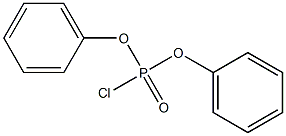 二苯氧基膦酰氯 结构式