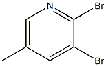 2,3-二溴-5-甲基吡啶 结构式
