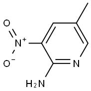 2-氨基-3-硝基-5-甲基吡啶 结构式