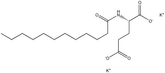 月桂酰基谷氨酸钾 结构式