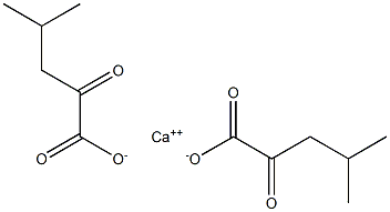 ALPHA-酮基亮氨酸钙盐 结构式