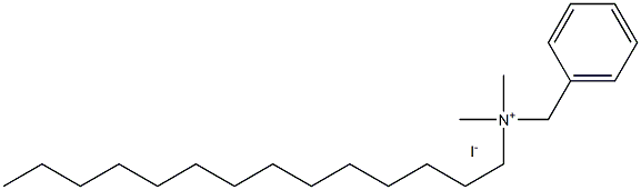 十四烷基二甲基苄基碘化铵 结构式