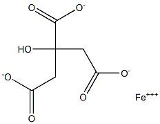枸橼酸铁胺 结构式