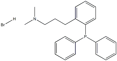 3-二甲胺基丙基三苯磷氢溴酸盐 结构式