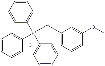 间甲氧基苄基三苯基氯化膦 结构式