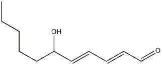 6-hydroxy-2,4-undecadienal 结构式