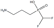 3-aminopropyl(difluoromethyl)phosphinic acid 结构式