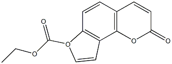 3-carbethoxyangelicin 结构式