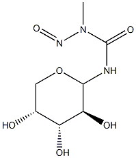 3-arabinopyranosyl-1-methyl-1-nitrosourea 结构式