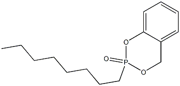 2-octyl-4H-1,3,2-benzodioxaphosphorin-2-oxide 结构式