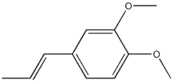 1-(3',4'-dimethoxyphenyl)propene 结构式