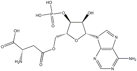 beta-aspartyl-adenosine monophosphate 结构式