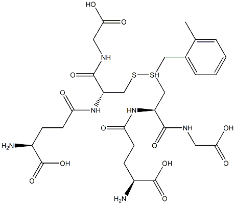 S-(o-methylbenzyl)glutathione 结构式