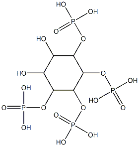 inositol 1,2,3,6-tetrakisphosphate 结构式