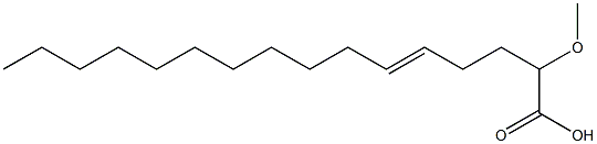 2-methoxy-5-hexadecenoic acid 结构式