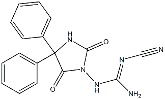 2-cyanoguanidinophenytoin 结构式