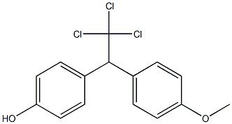 2-(4-METHOXYPHENYL)-2-(4-HYDROXYPHENYL)-1,1,1-TRICHLOROETHANE 结构式