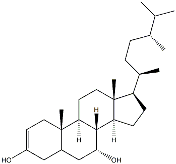 7ALPHA-HYDROXYCAMPESTEROL 结构式