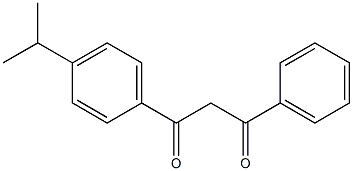 1-(4-ISOPROPYLPHENYL)-3-PHENYL-1,3-PROPANEDIONE 结构式