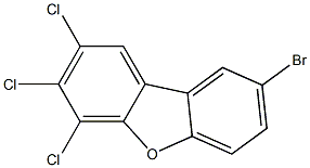 8-BROMO-2,3,4-TRICHLORODIBENZOFURAN 结构式