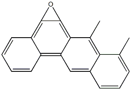 DIMETHYLBENZANTHRACENE5,6-OXIDE 结构式