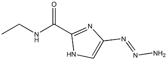 MONOETHYL-TRIAZENOIMIDAZOLE-CARBOXAMIDE 结构式