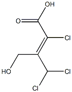 (Z)-2-CHLORO-3-(DICHLOROMETHYL)-4-HYDROXYBUT-2-ENOICACID 结构式