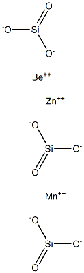 ZINCBERYLLIUMMANGANESESILICATE 结构式