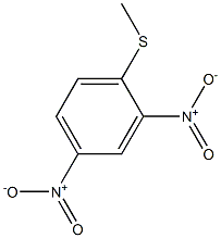 1-METHYLMERCAPTO-2,4-DINITROBENZENE 结构式