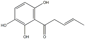 2',3',6'-TRIHYDROXY-3-PENTENOPHENONE 结构式