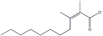 3-OCTYL2-METHYLCROTONATE 结构式