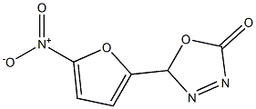 5-(5-NITRO-2-FURYL)-1,3,4-OXADIAZOLINE-2-ONE 结构式