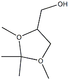 2,2-DIMETHYL-1,3-DIMETHYL-1,3-DIOXOLANE-4-METHANOL 结构式