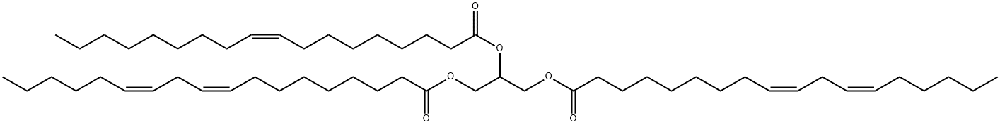 1,3-DILINOLEOYL-2-OLEOYLGLYCEROL 结构式