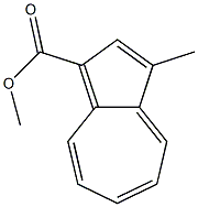 METHYL-3-METHYLAZULENE-1-CARBOXYLATE 结构式